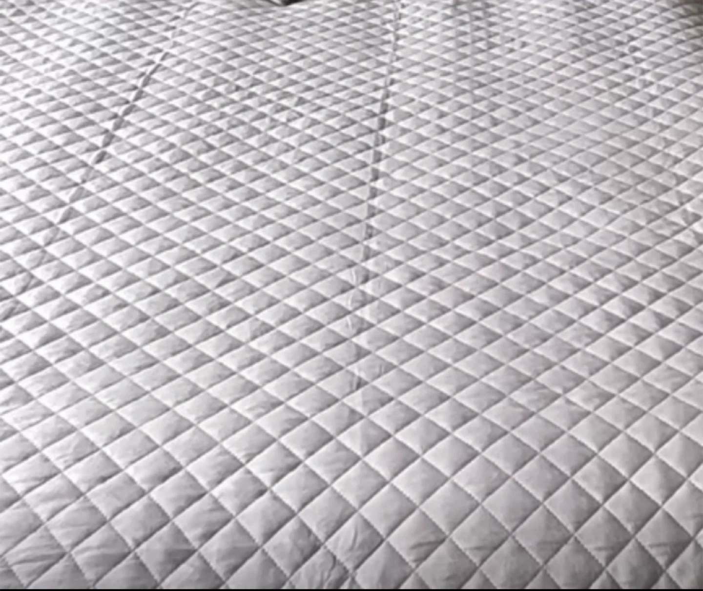 Quilted Bedspread - Light Grey - photo 2