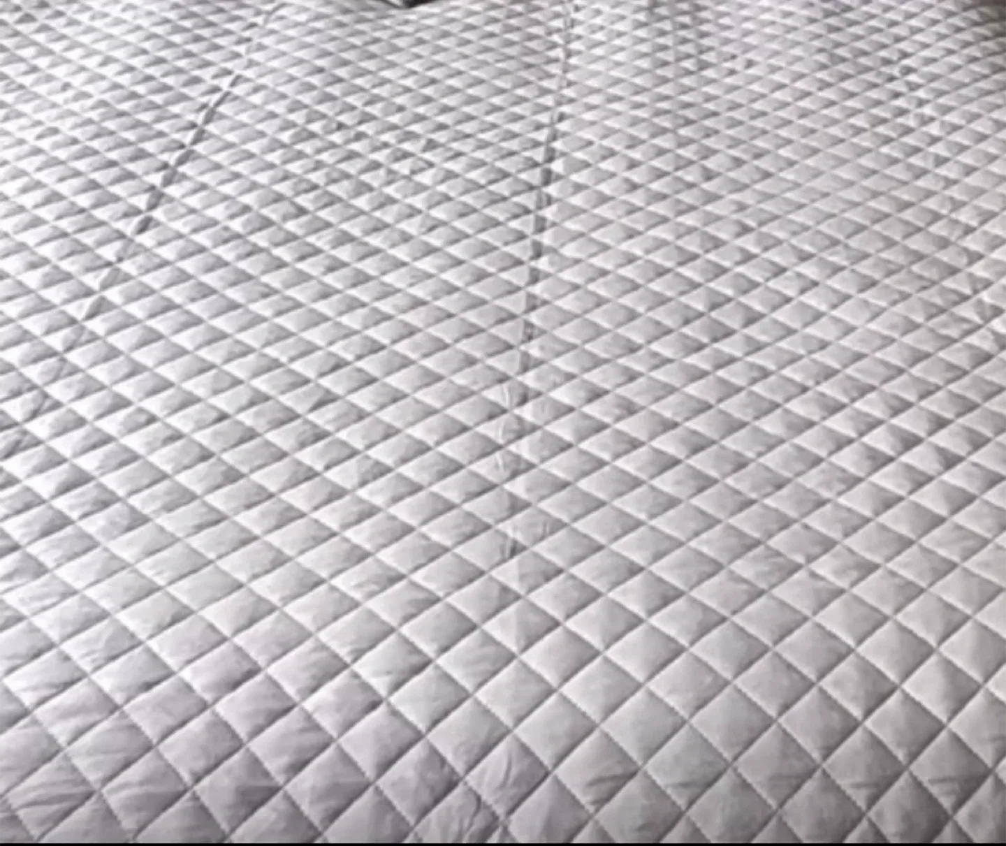 Quilted Bedspread - Light Grey image indicator(2)