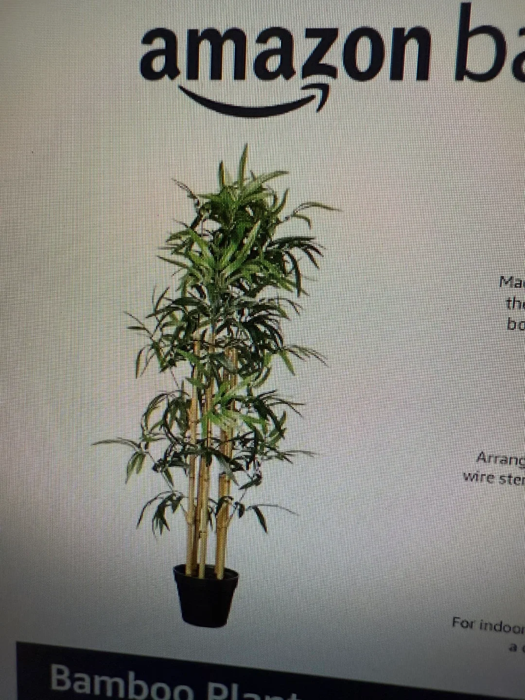 Amazon Basics Artificial Bamboo Plant image indicator(3)