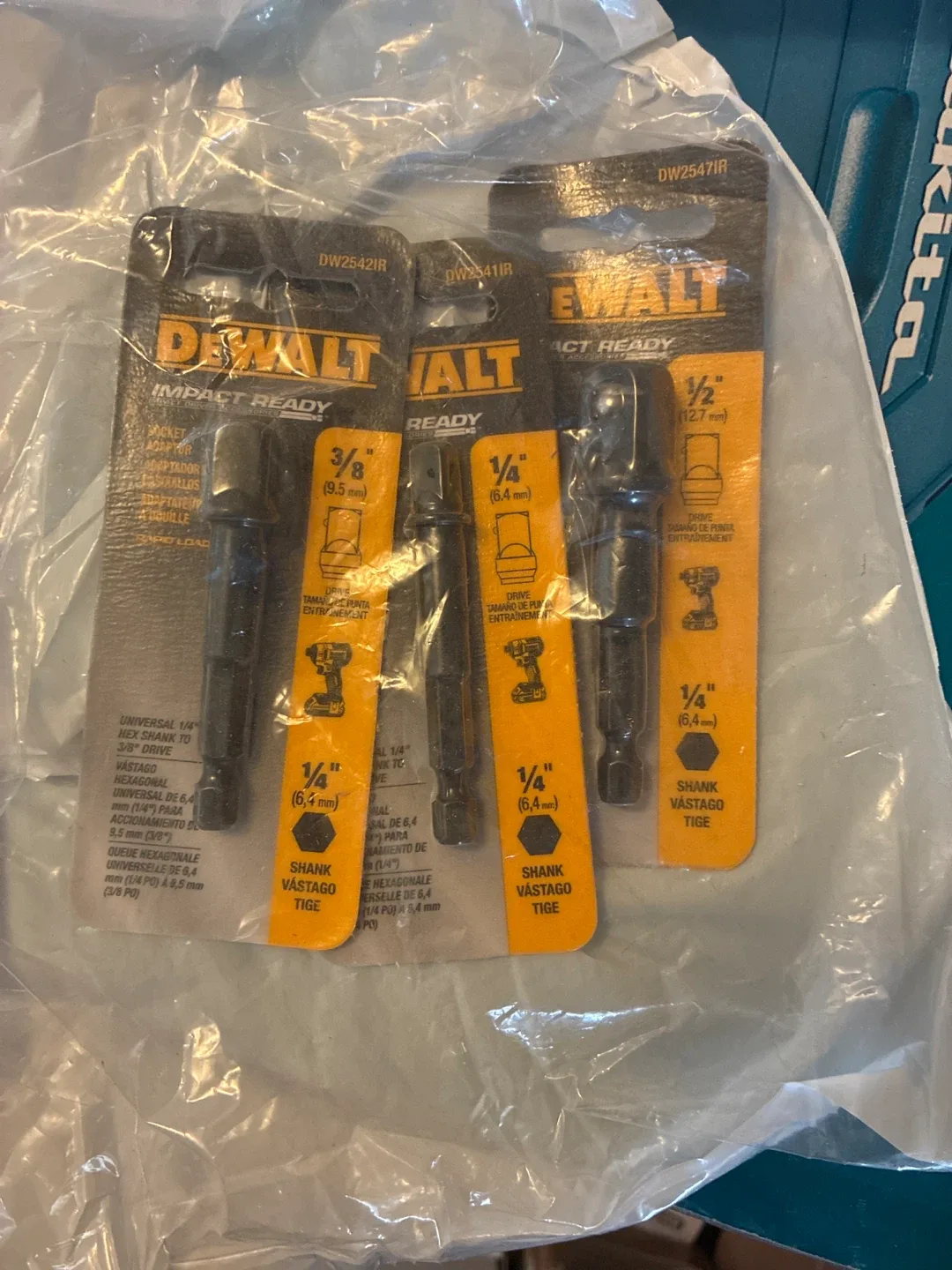New DeWalt Impact Ready Socket Adaptors