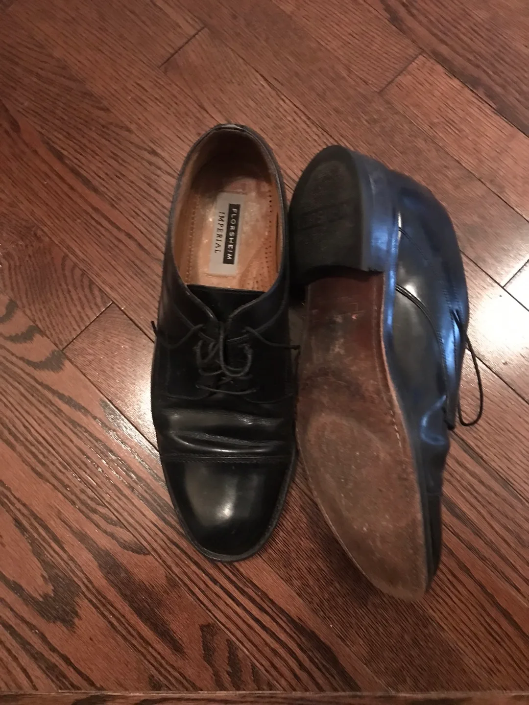 Florsheim Imperial Black Leather Dress Shoes image indicator(2)