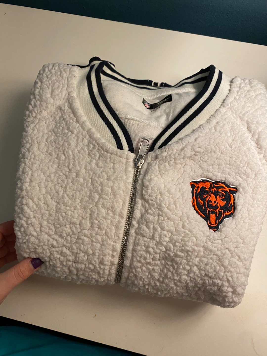 Chicago Bears Sherpa Zip Up Jacket - photo 5