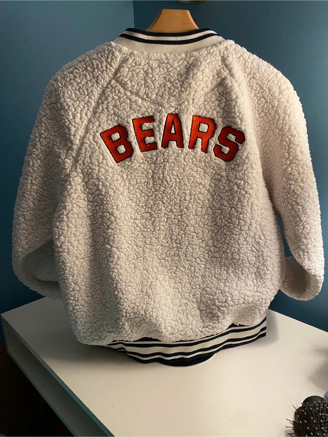 Chicago Bears Sherpa Zip Up Jacket - photo 3
