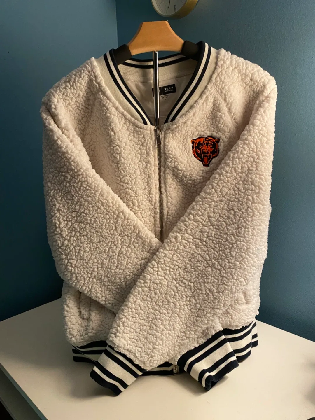 Chicago Bears Sherpa Zip Up Jacket