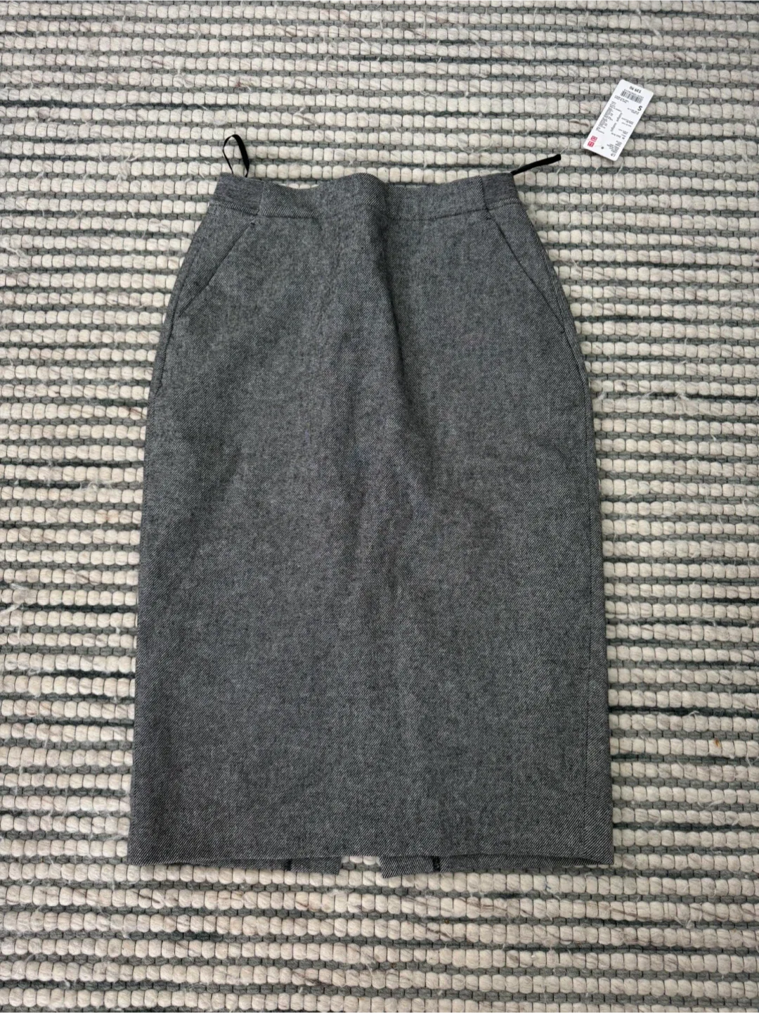 UNIQLO Women's High Waist Wool Blend Pencil Skirt - Size S