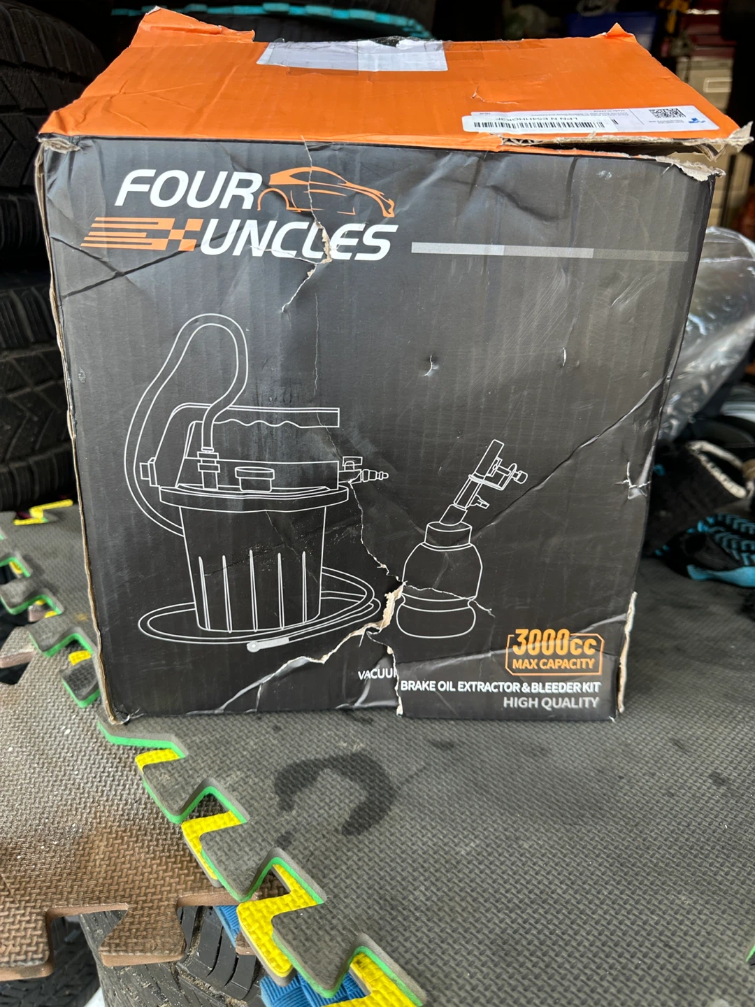 Four Uncles Brake Oil Extractor & Bleeder Kit - New - photo 2