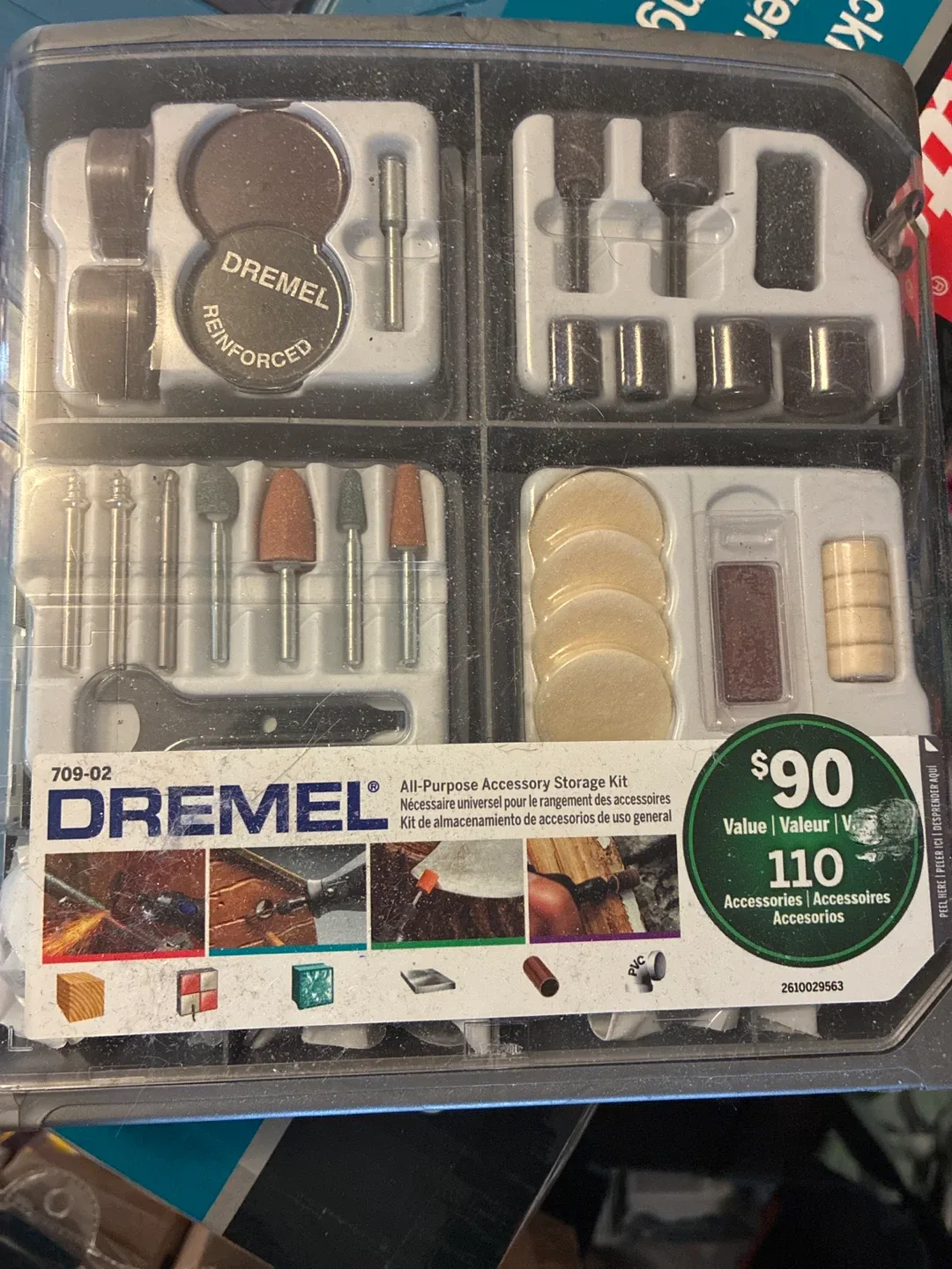 Dremel All-Purpose Accessory Storage Kit - 110 Pieces