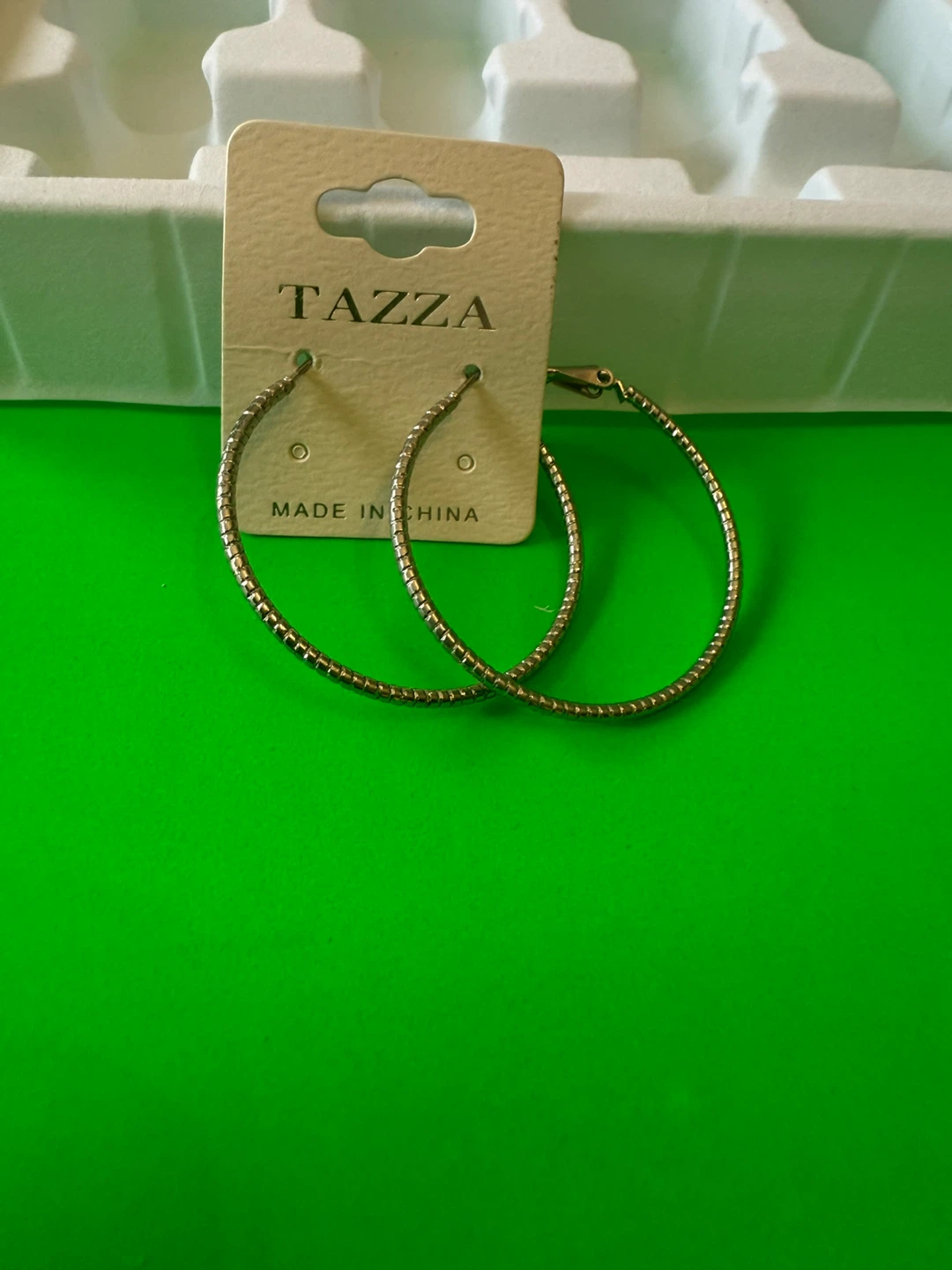 Tazza Hoop Earrings