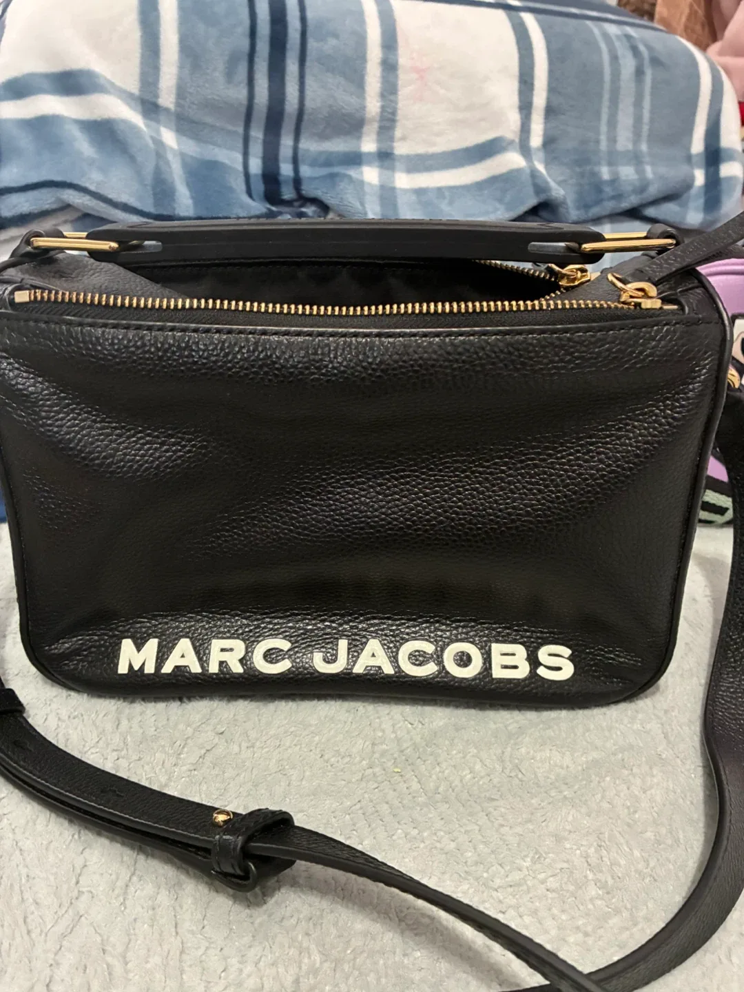 Marc Jacobs Black Leather Crossbody Bag