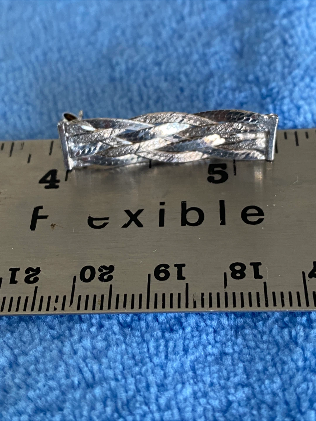 Braided 925 Silver Earrings - photo 3
