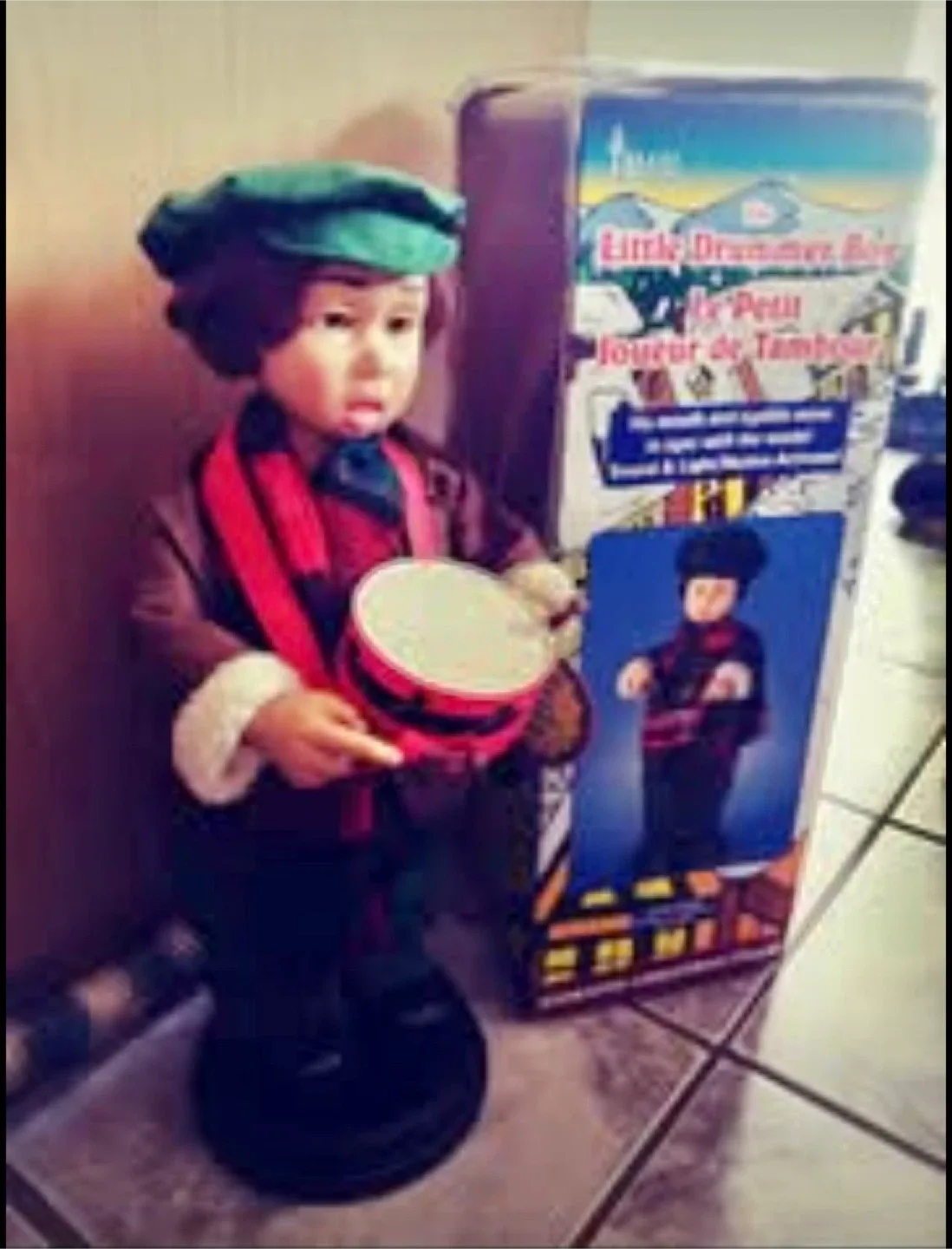 Animated Christmas Little Drummer Boy Doll