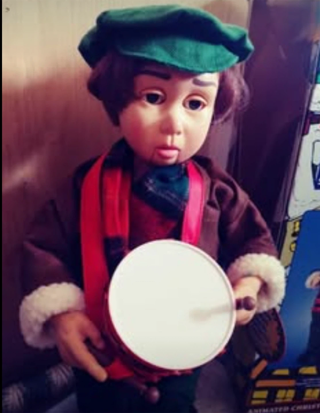 Animated Christmas Little Drummer Boy Doll - photo 2