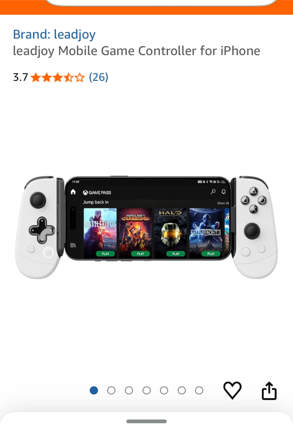 Leadjoy M1C+ Mobile Gaming Controller for iPhone/Android - photo 3