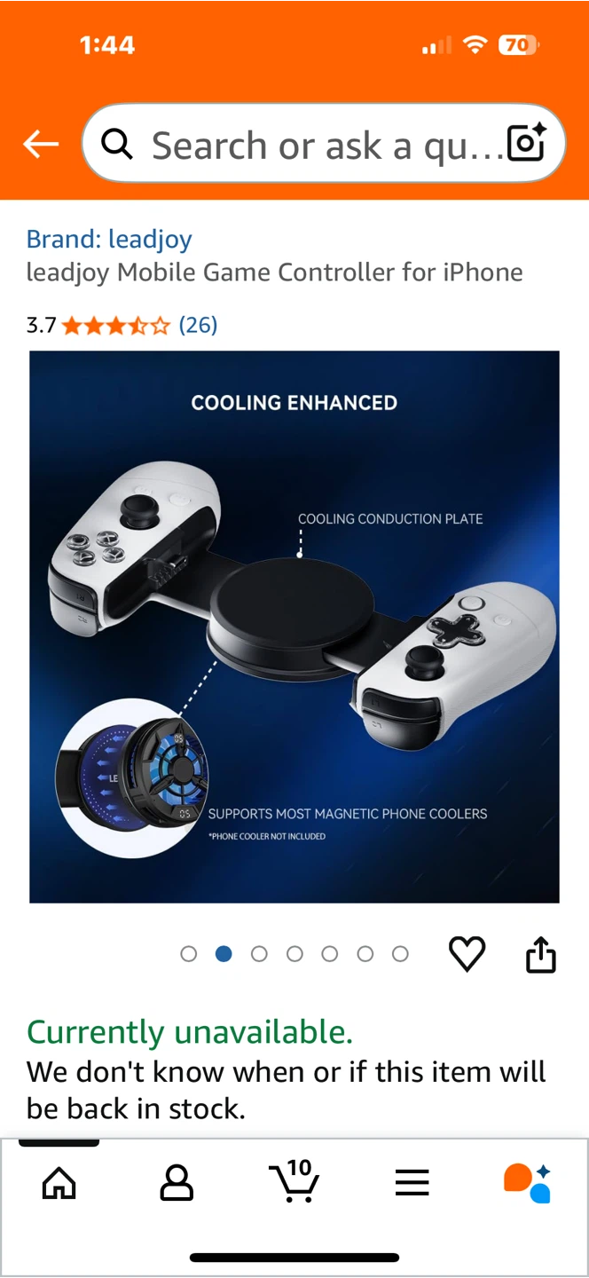 Leadjoy M1C+ Mobile Gaming Controller for iPhone/Android - photo 4