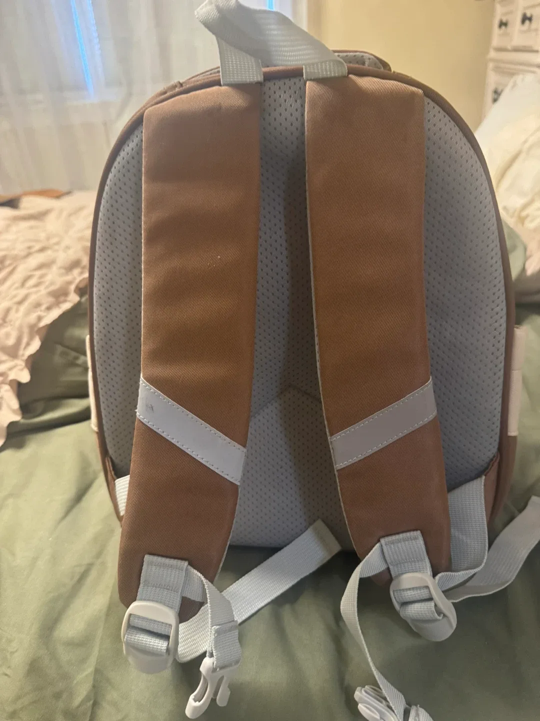 Cute Kids Backpack with Mushroom & Bear Design image indicator(2)