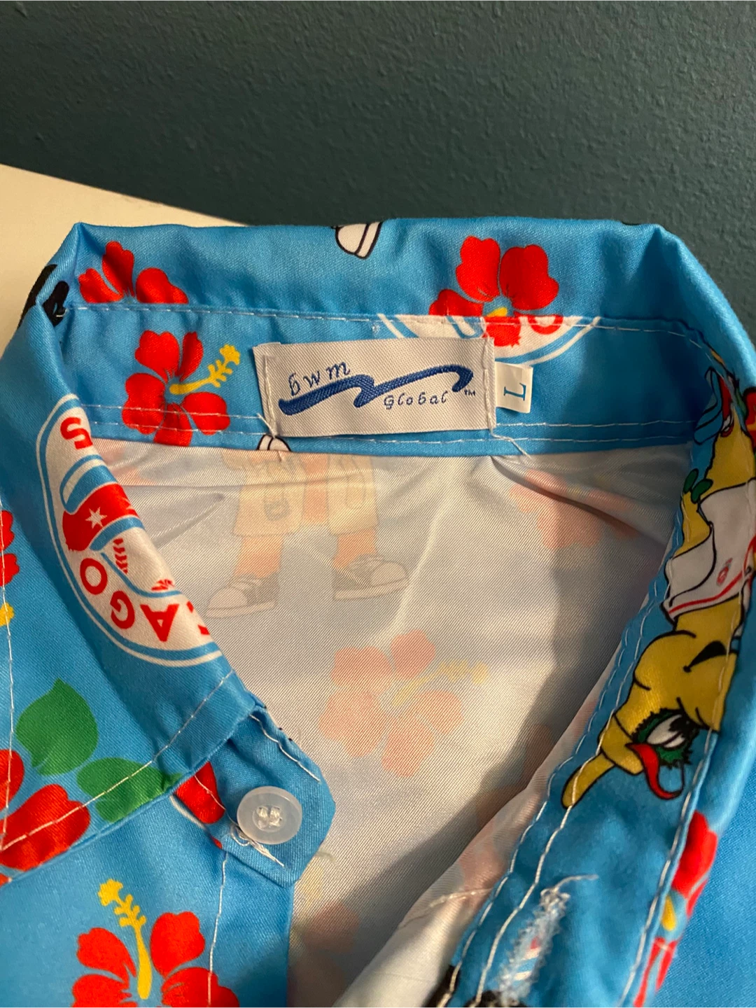 Chicago Dogs “NO KETCHUP” Button-Up Shirt – Size L - photo 4