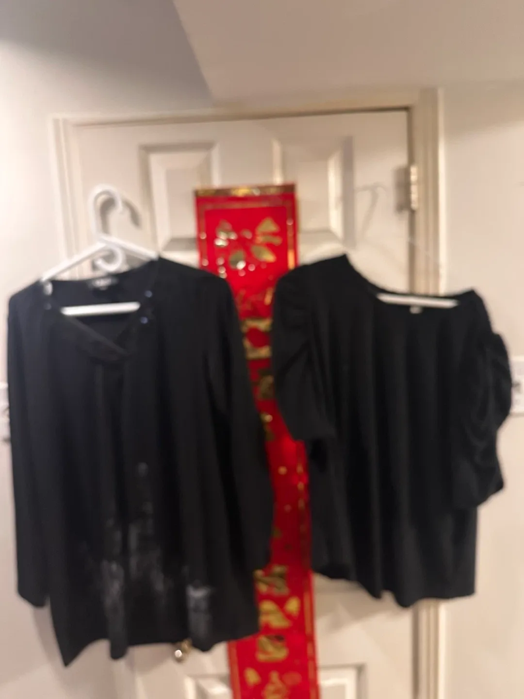 5 Assorted Black Blouses - Various Styles image indicator(2)