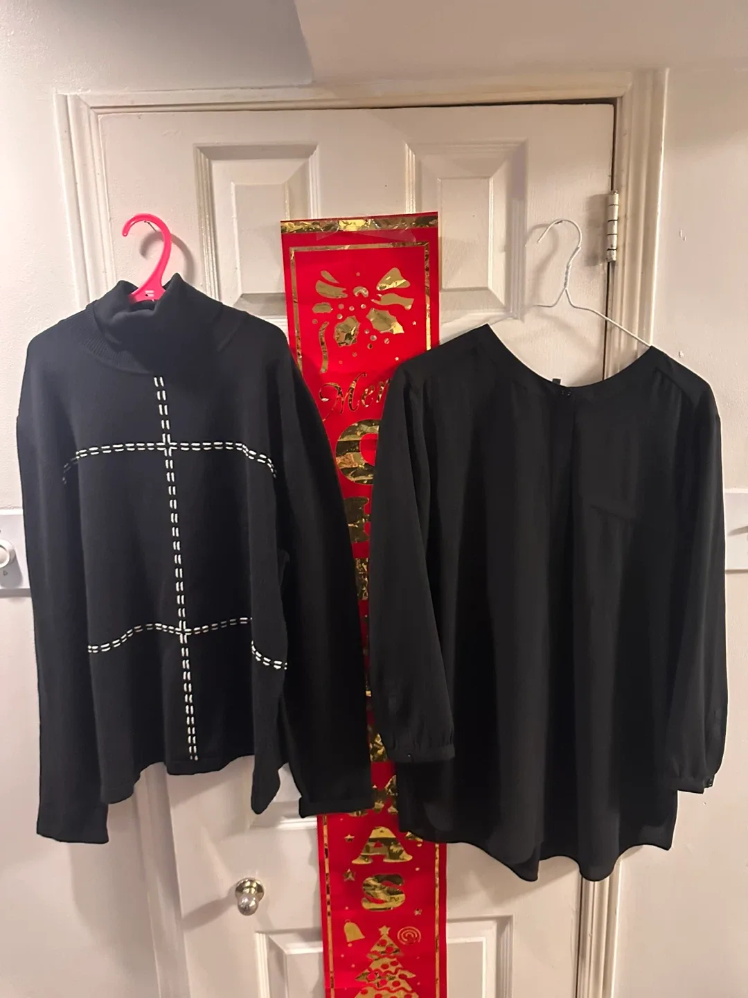 5 Assorted Black Blouses - Various Styles image indicator(3)