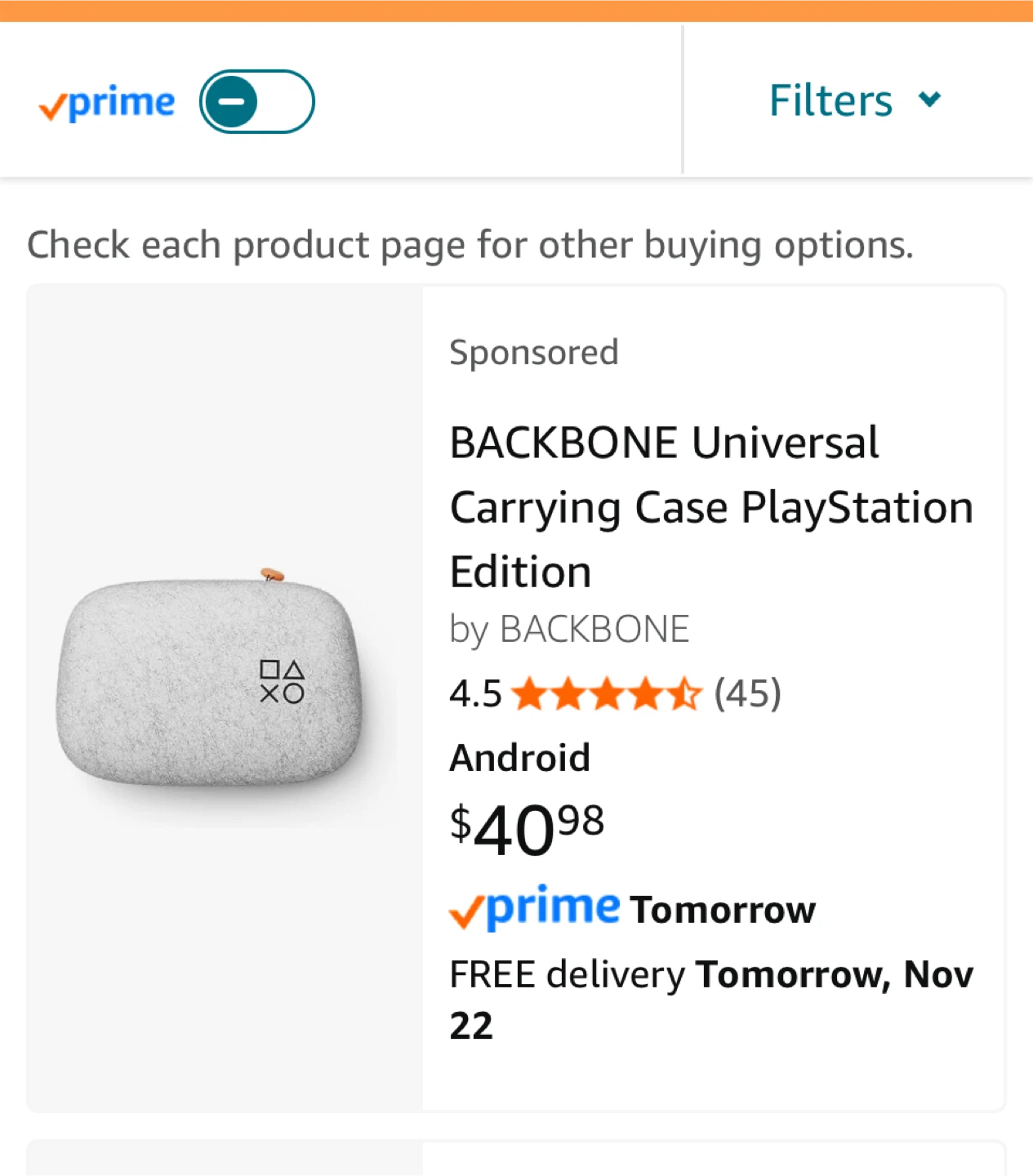 BACKBONE Universal Carrying Case PlayStation Edition
