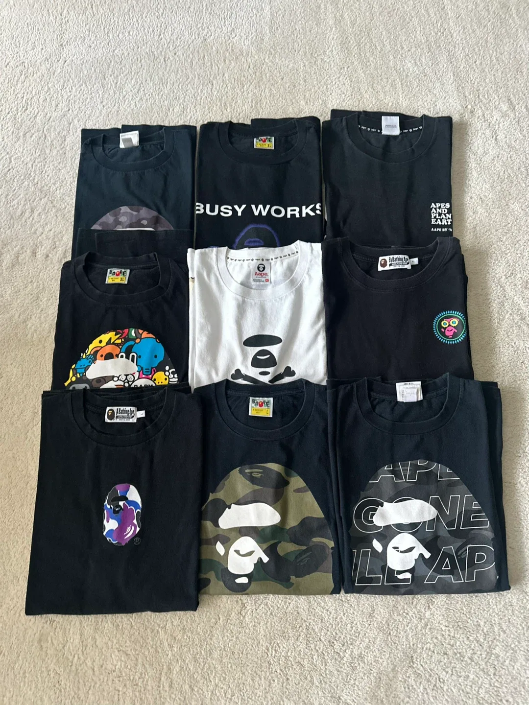BAPE T-Shirts bundle