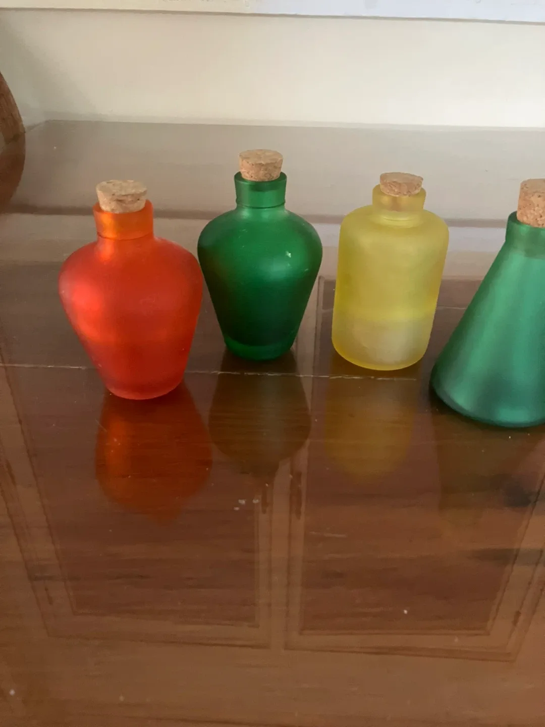 Colorful Decorative Glass Bottles