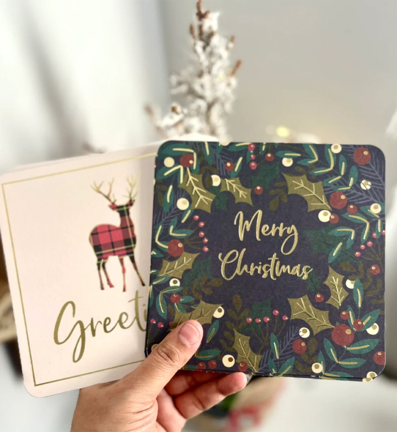 Assorted Christmas Greeting Cards (pack of 7)