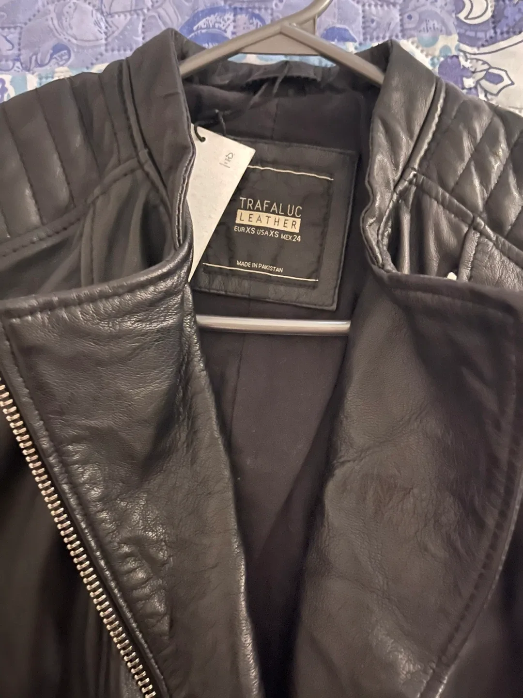 Leather Jacket - Size XS