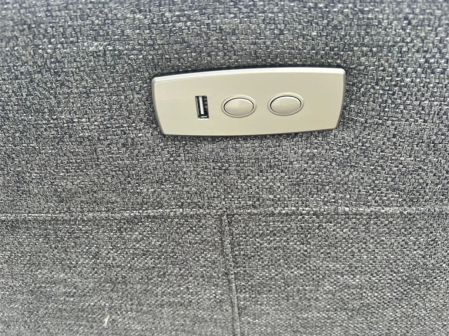 Grey Sectional Sofa with power recliner from hudson bay image indicator(3)