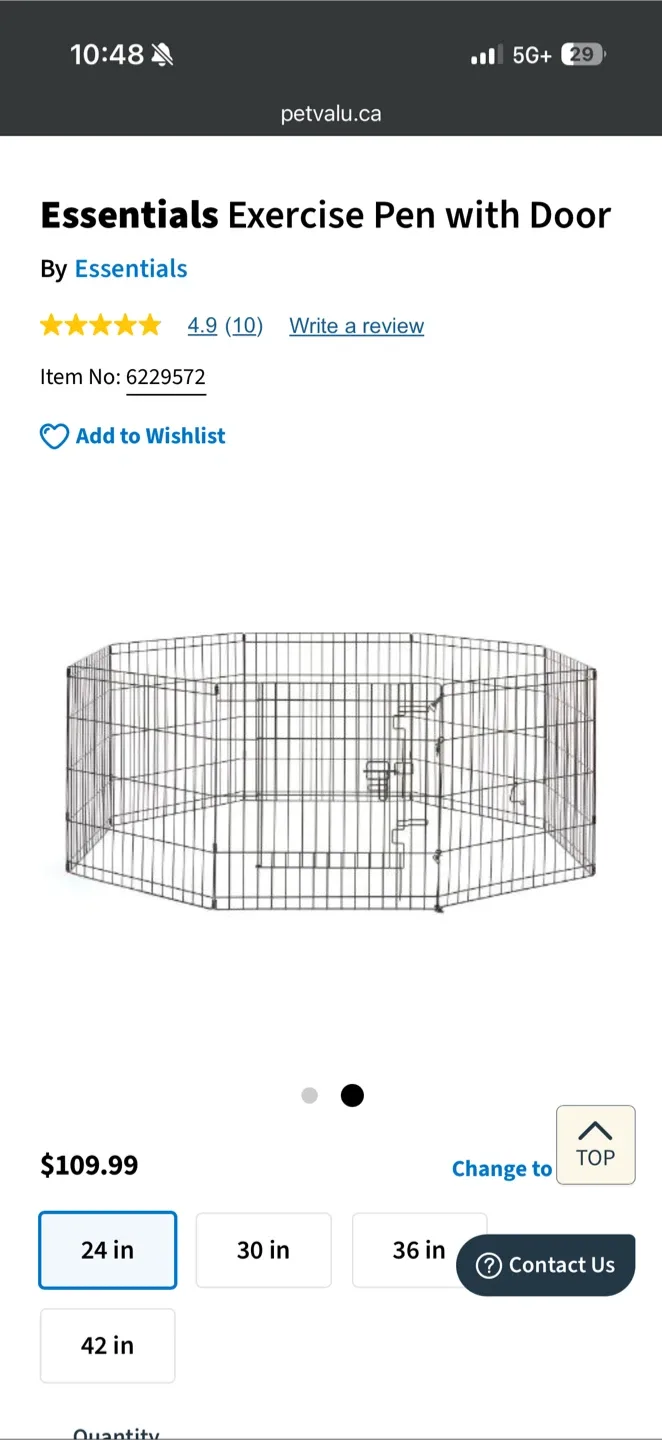 Dog/puppy Exercise Pen with Door