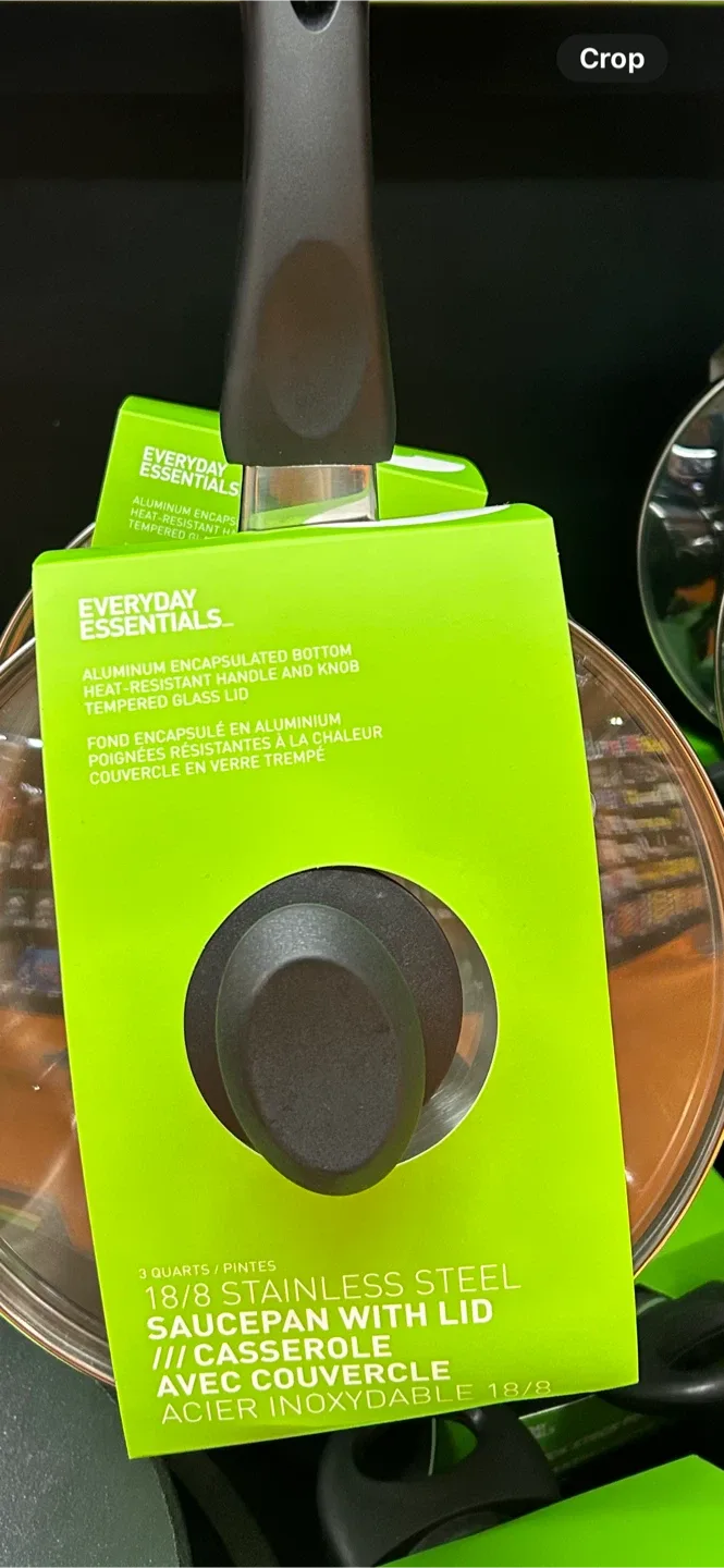 Everyday Essentials 3 Quart Stainless Steel Saucepan