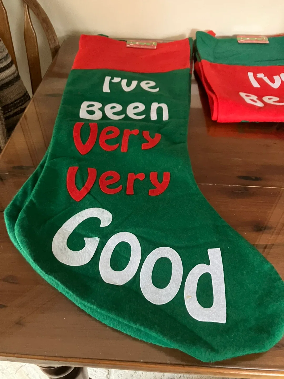 Christmas Stocking - I've Been Very Very Good