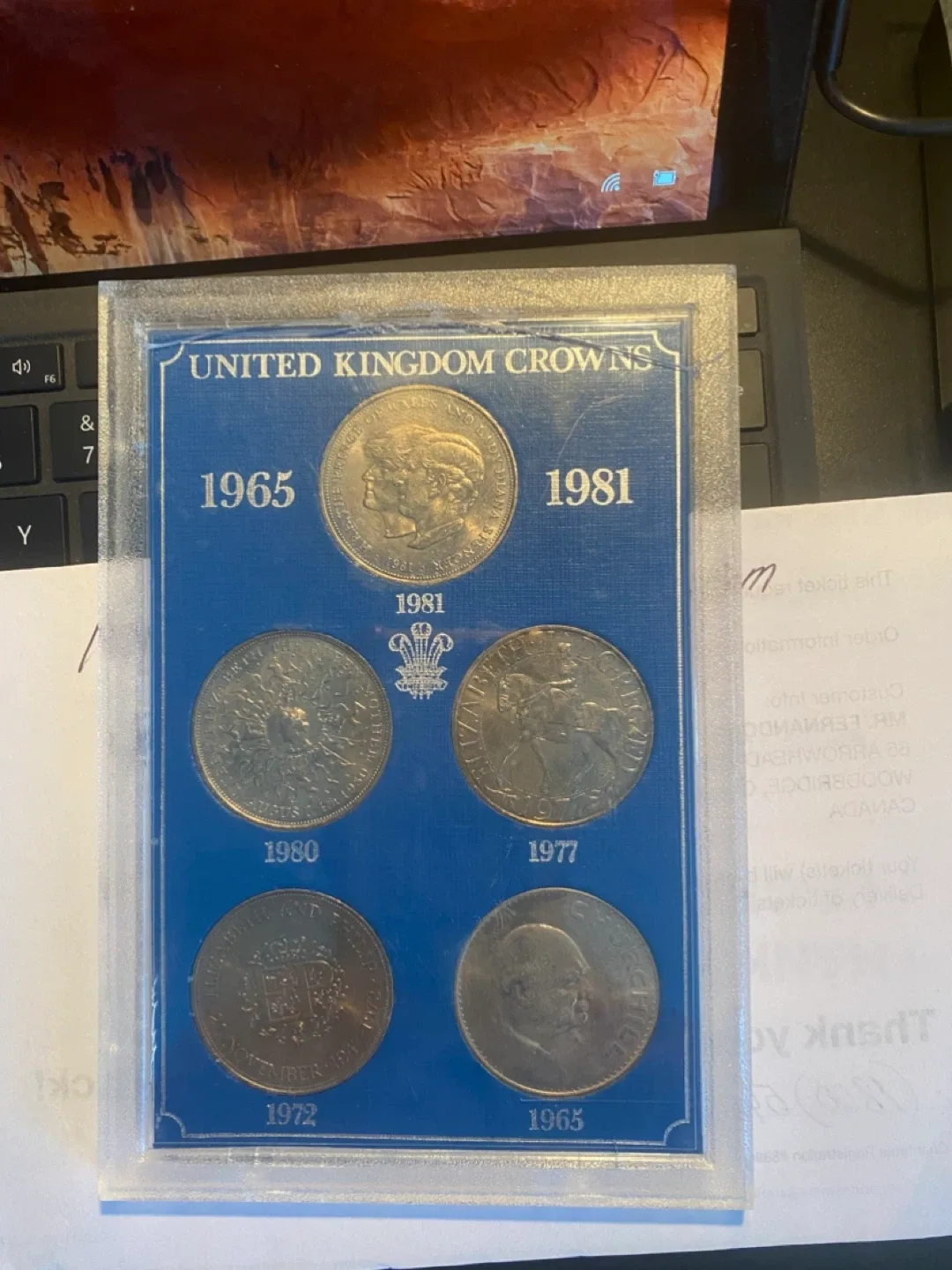 Vintage Coin Collection - United Kingdom Crowns image indicator(2)