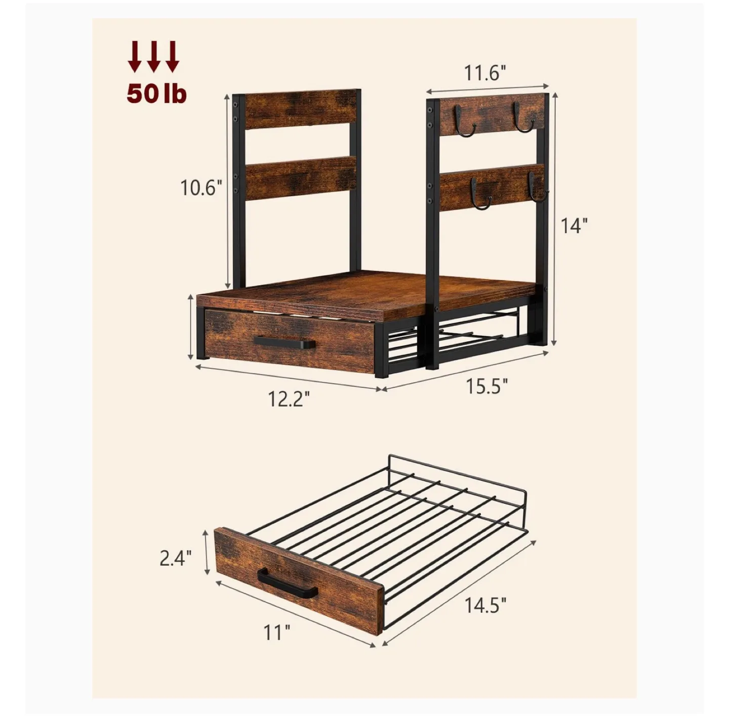 BNIB Evermagin K Cup Holder, Coffee Pod Organizer image indicator(3)