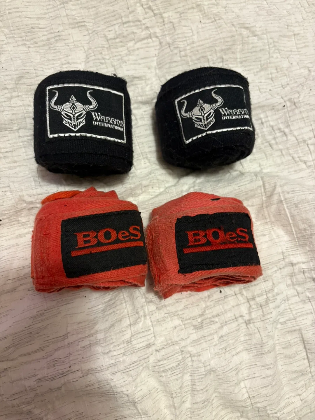 Warrior Intl & BOEs Hand Wraps - 2 Pairs