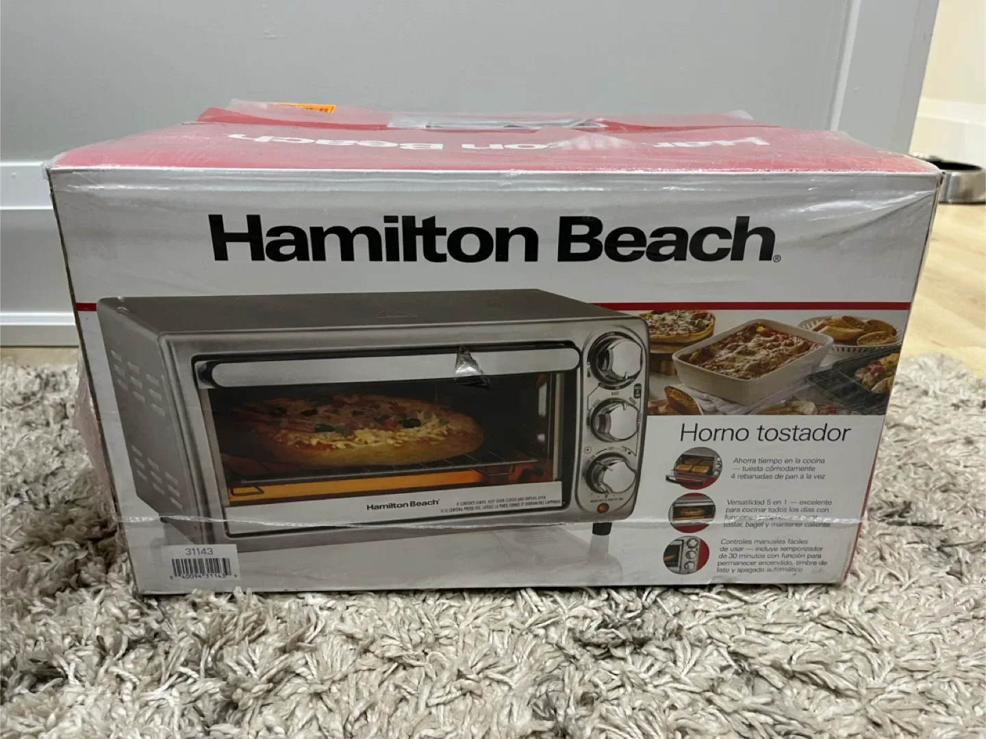 Hamilton Beach Stainless Steel Toaster Oven image indicator(2)