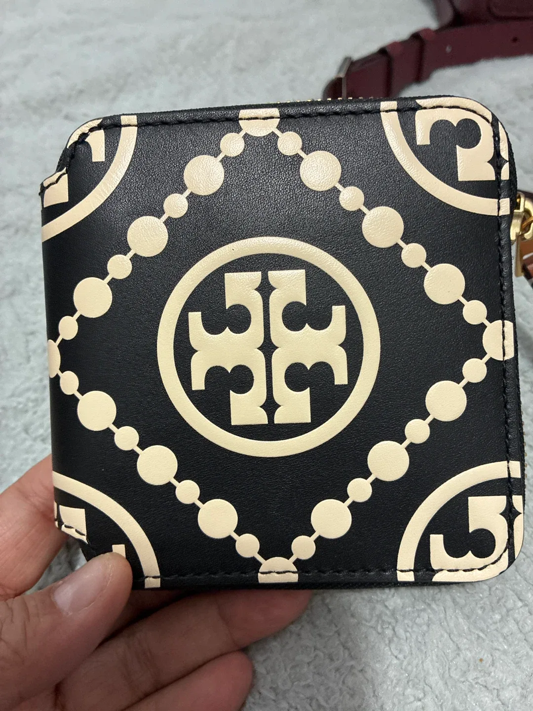 Tory Burch Black Leather Wallet