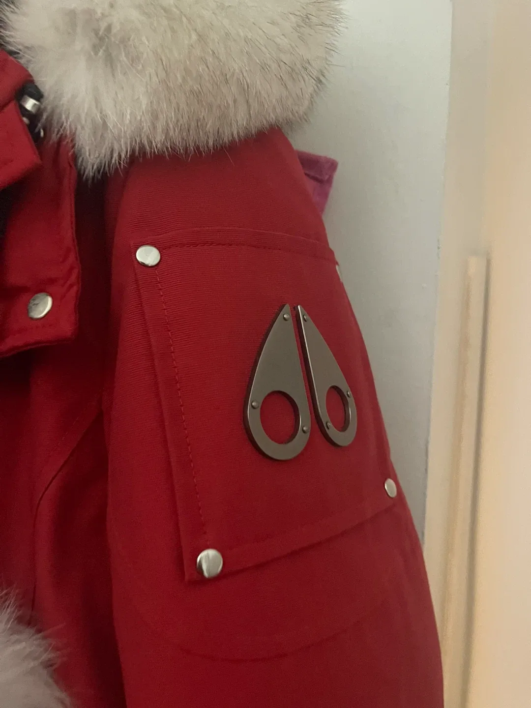 Moose Knuckles Down-Filled Jacket, Red image indicator(5)