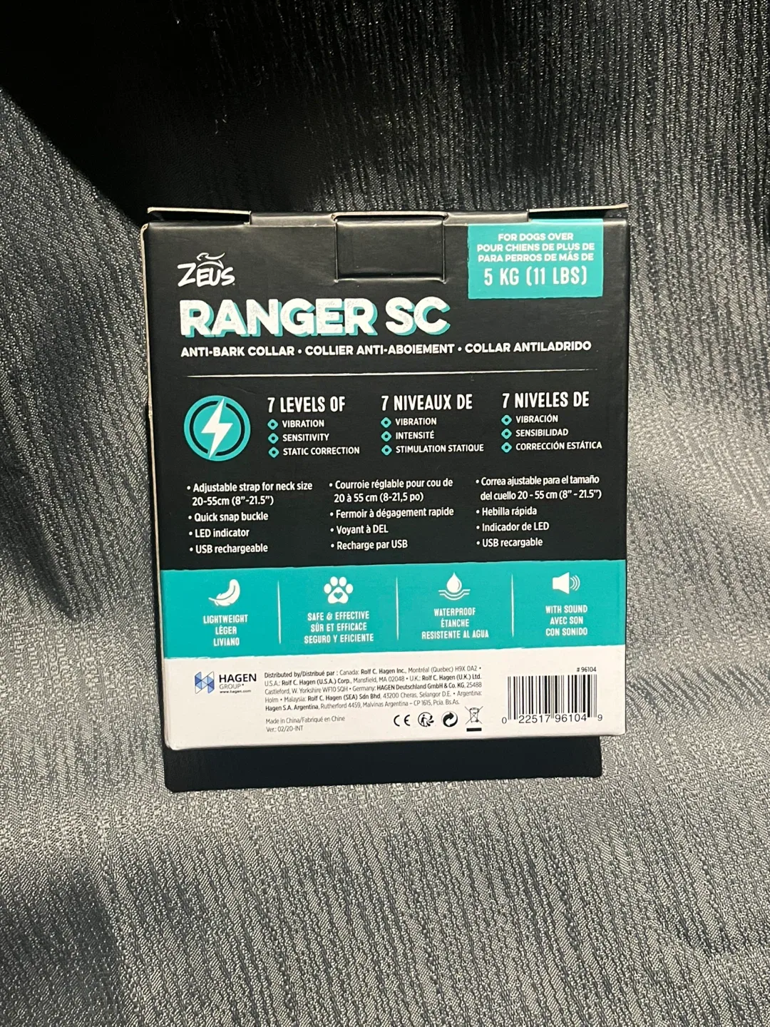 Zeus Ranger SC Anti-Bark Collar - New in Box image indicator(2)