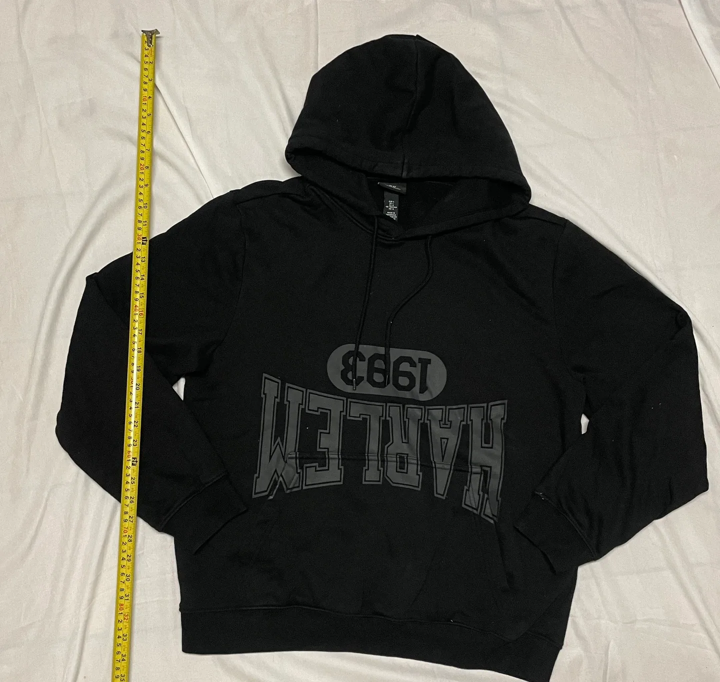 H&M Harlem 1993 Black Hoodie - Size L