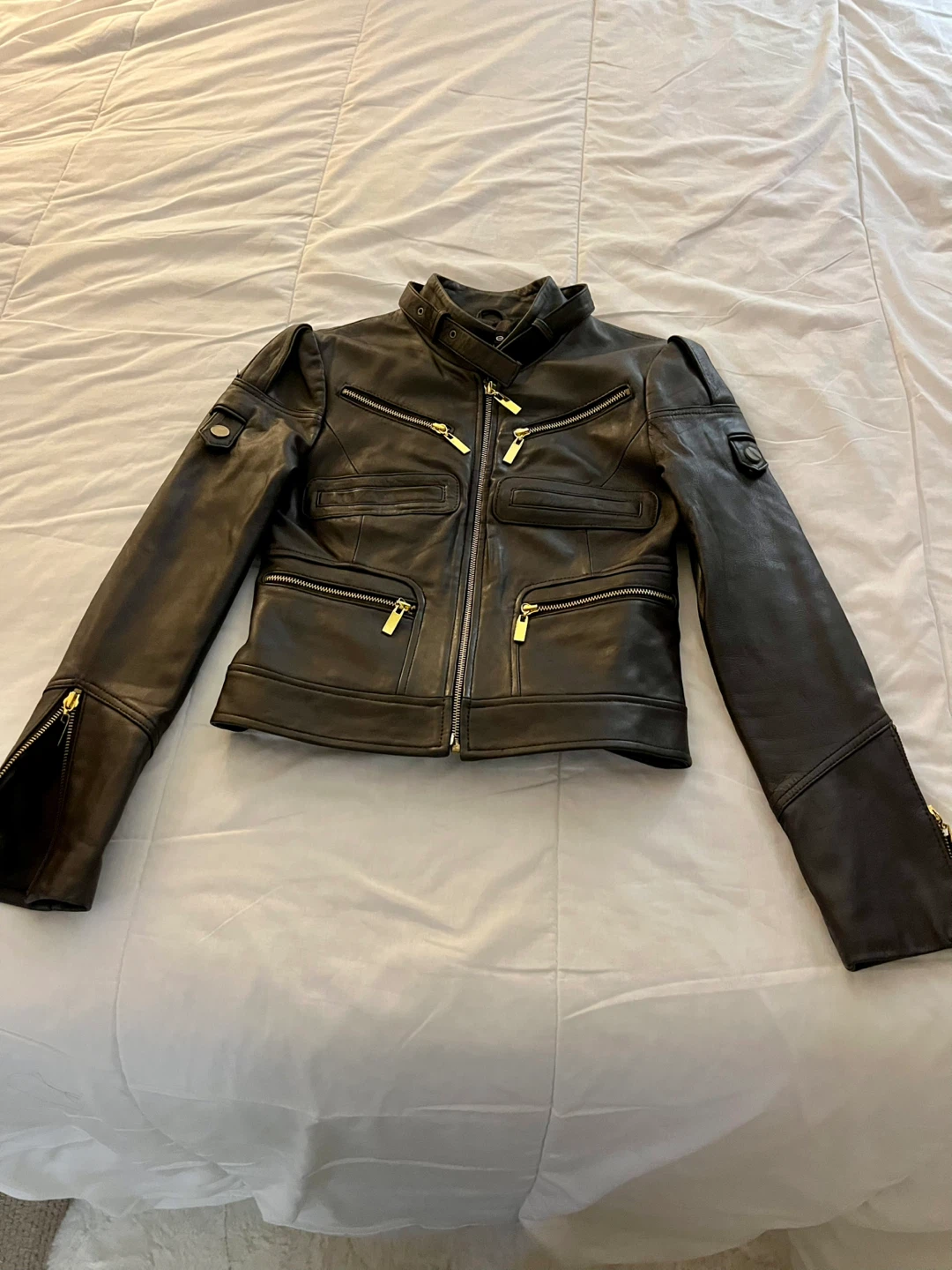 Bebe Leather Jacket - Size XS - photo 3