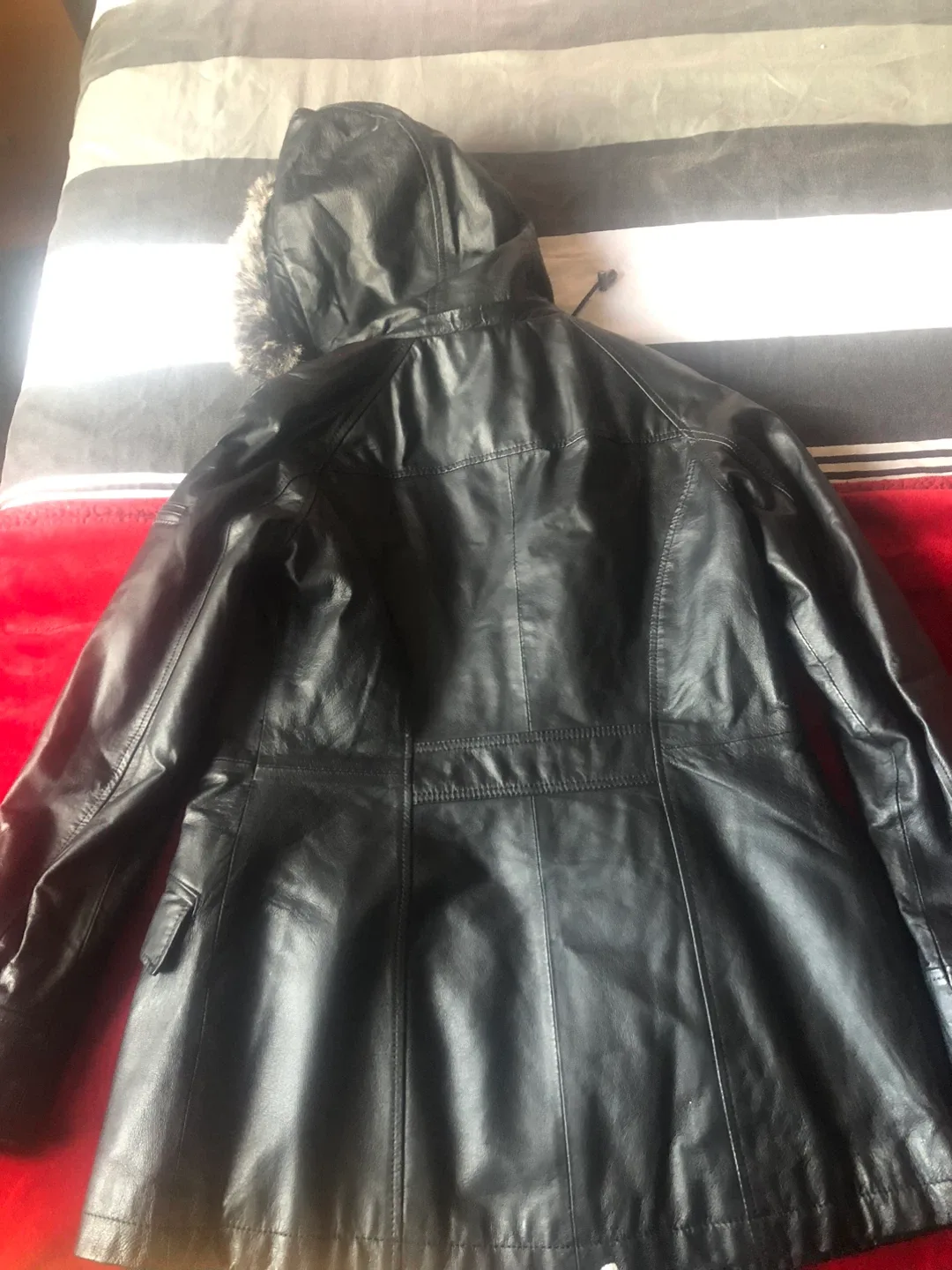Danier Black Leather Jacket - Size 2XS image indicator(3)