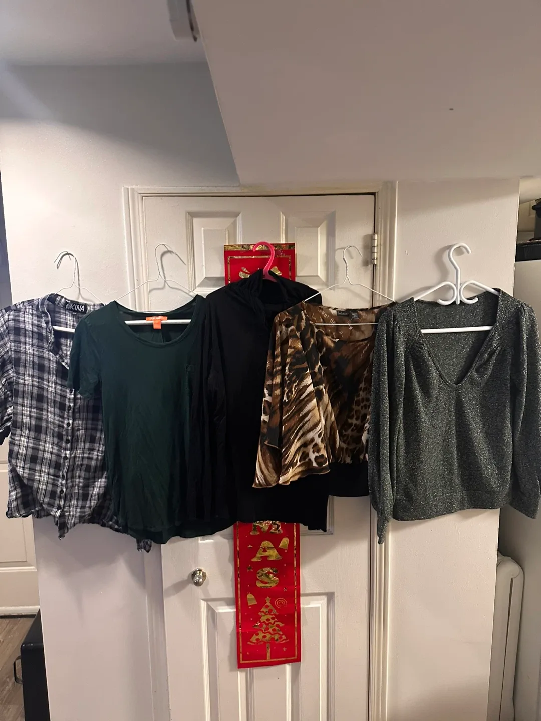 5 Selection Leopard Print Blouse size M