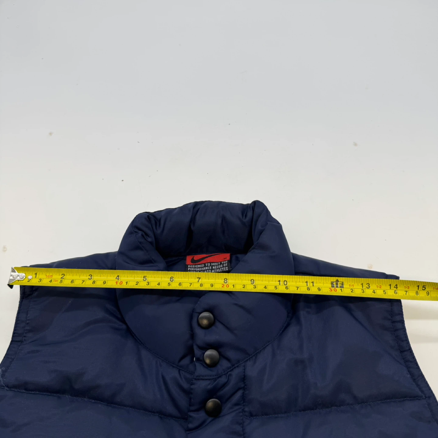 Nike Premier Puffer Vest Blue – Size M (Fits Like L) – Vintage - photo 5