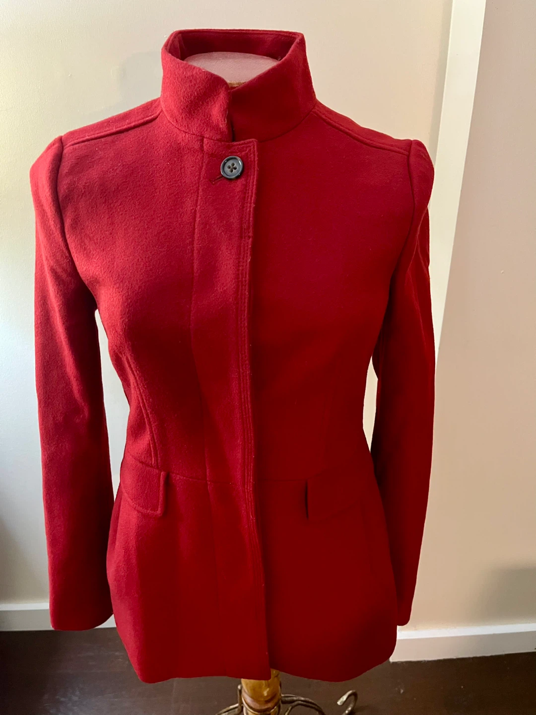 Banana Republic Red Wool Blend Coat - photo 2