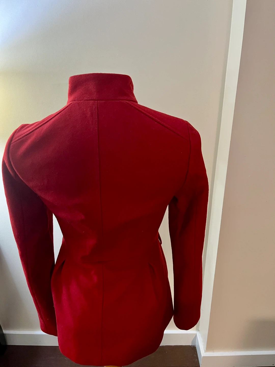 Banana Republic Red Wool Blend Coat - photo 3