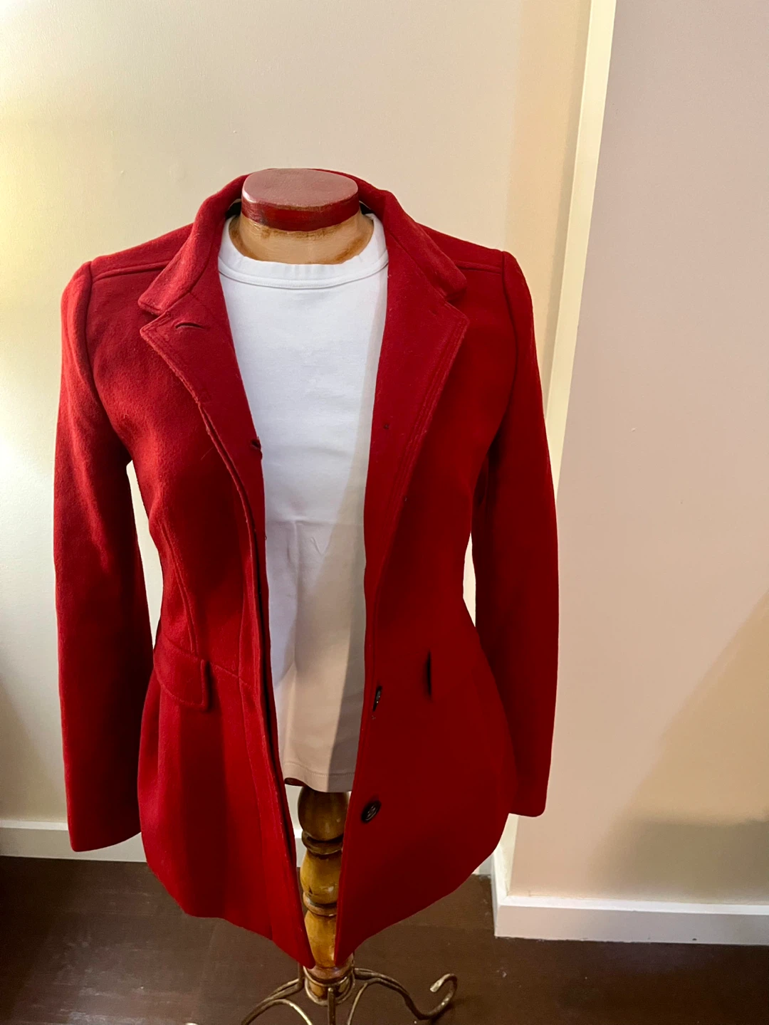 Banana Republic Red Wool Blend Coat - photo 5