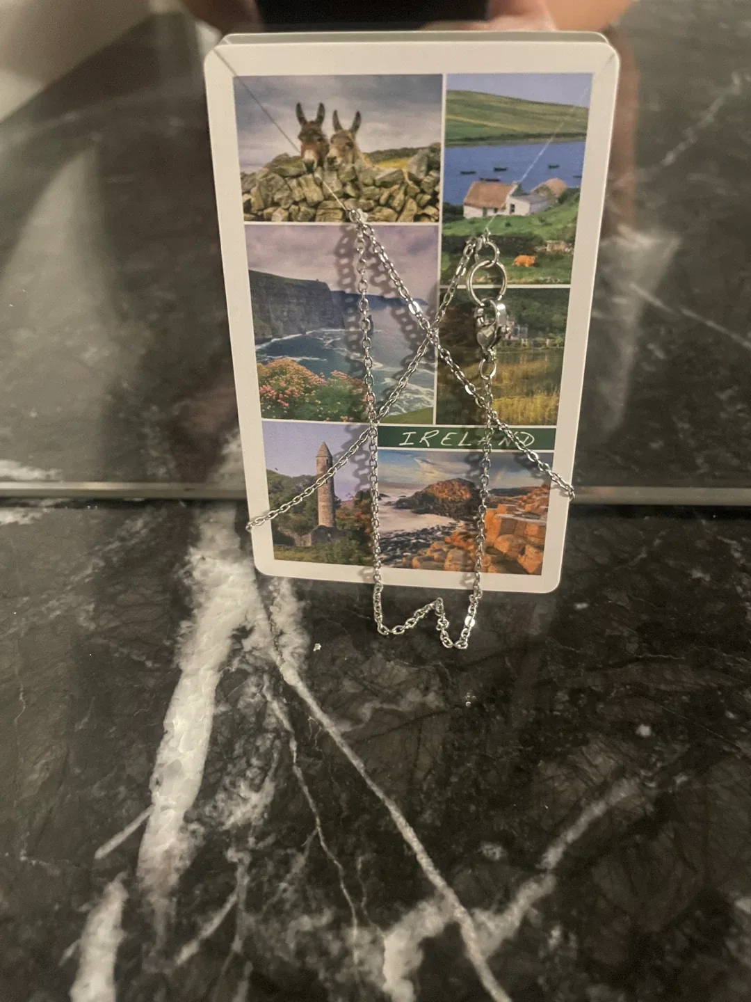 Steel infinity love necklace image indicator(3)