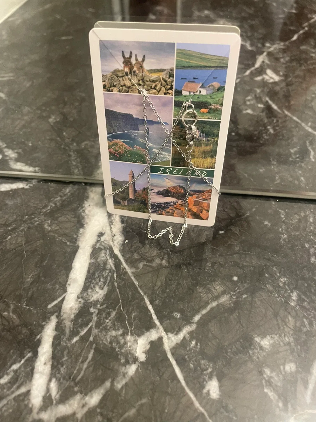 Steel infinity love necklace image indicator(2)