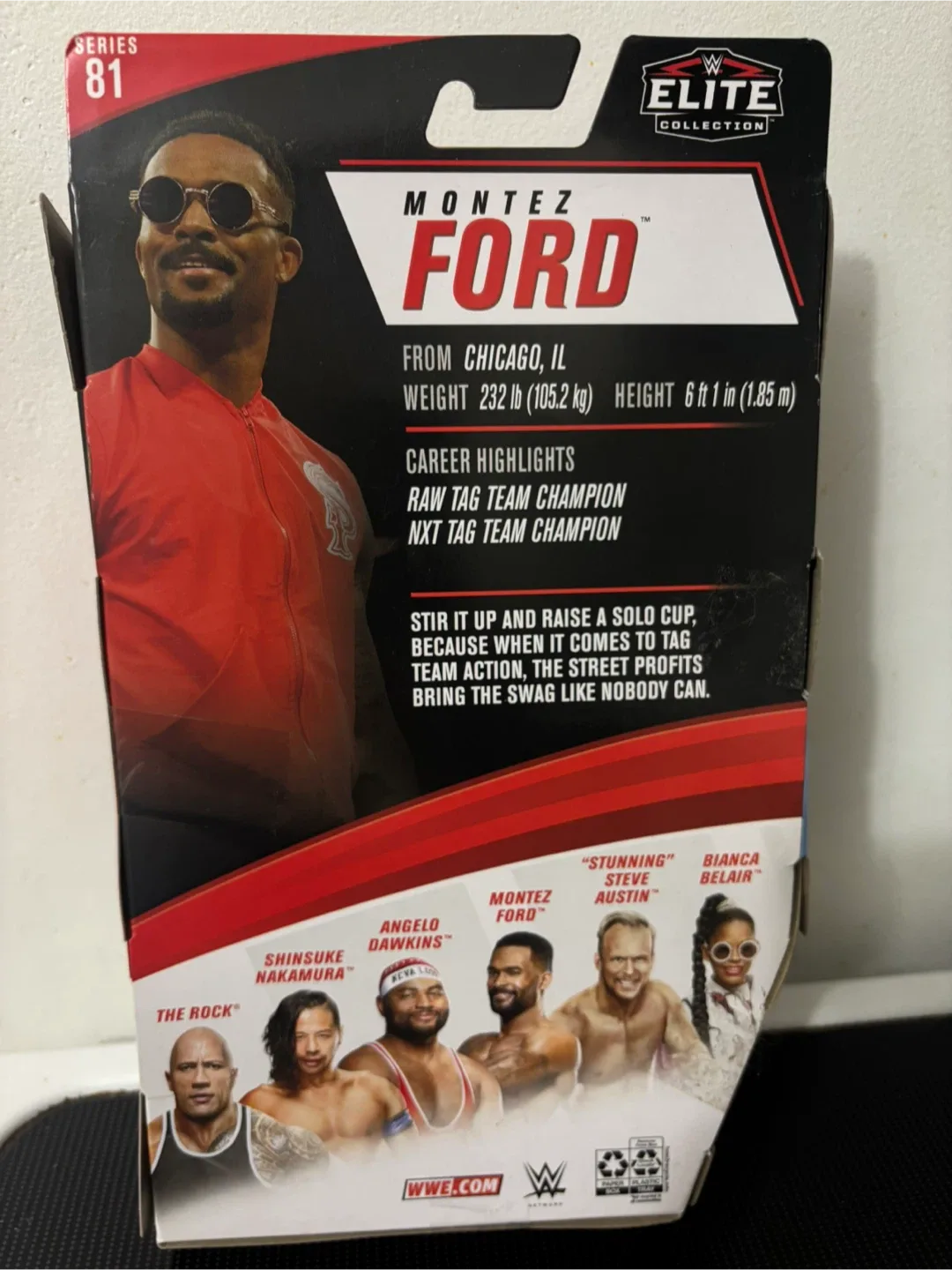 WWE Montez Ford Elite Collection Series 81 Action Figure image indicator(2)