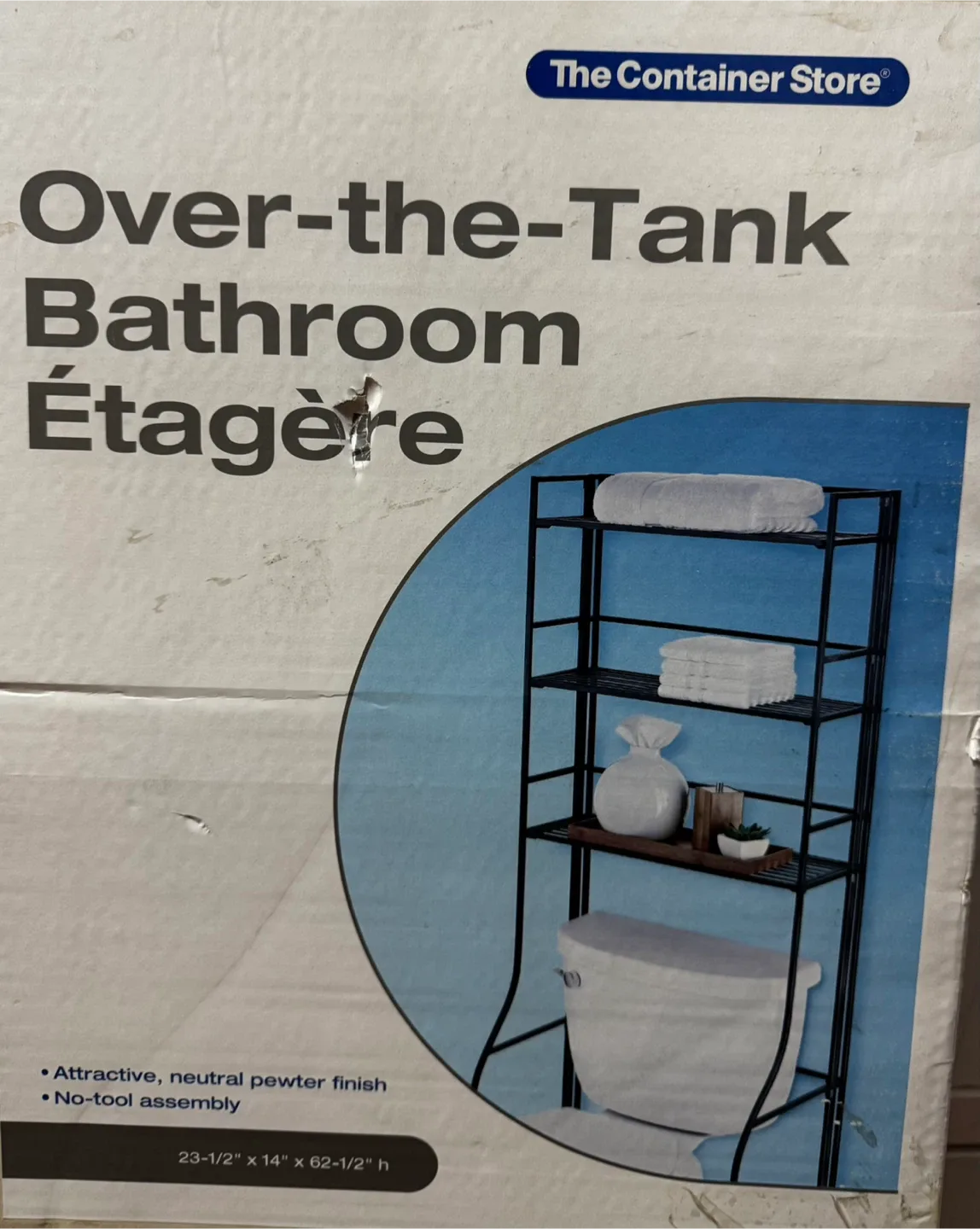 The Container Store Over-the-Tank Bathroom Étagère